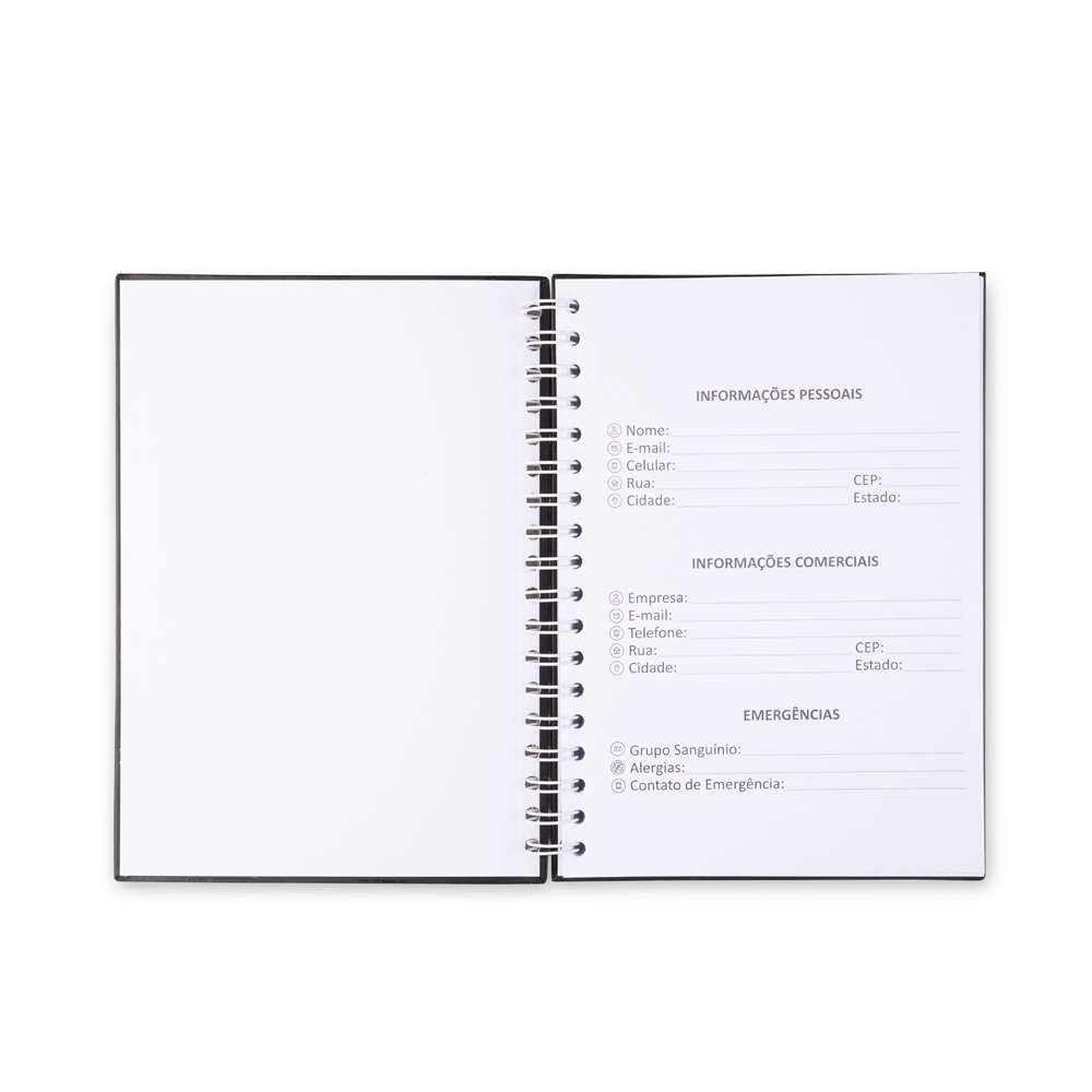 Caderno Capa Fosca Com Pauta — foto 3