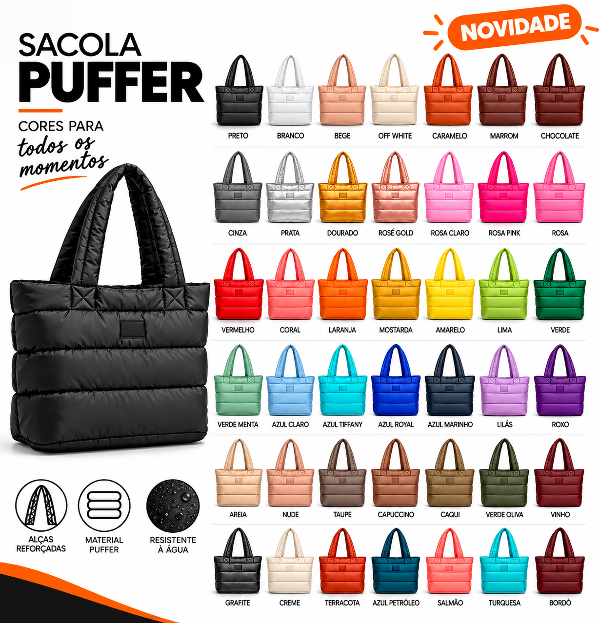 Sacola Puffer Personalizada — foto 2